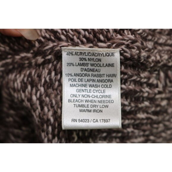Old Navy Long Open Front Cardigan-Size Medium-Lamb's Wool-Angora Rabbit Hair - Picture 7 of 10